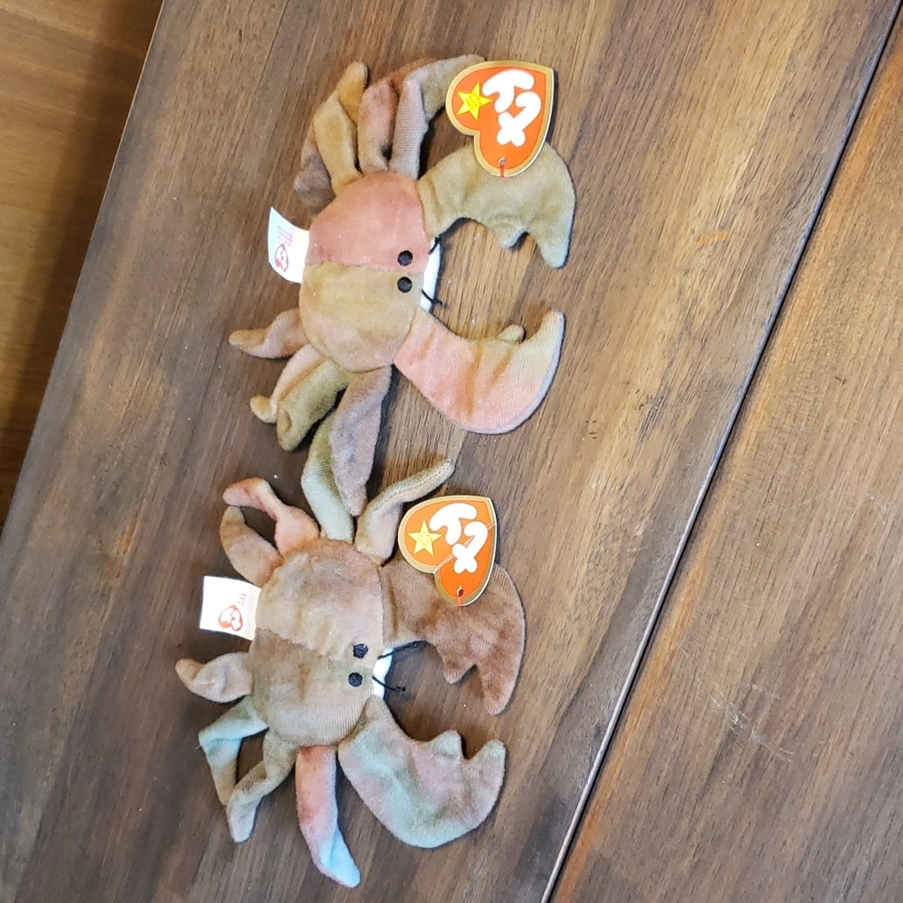 Ty CLAUDE THE CRAB Teenie Beanie Baby